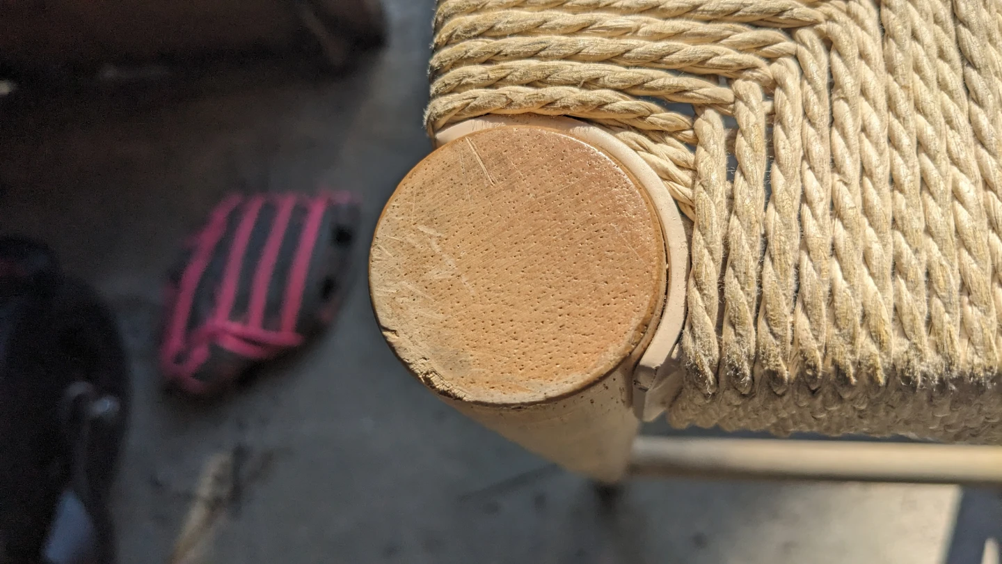 Woven Rope Seat Bar Stool - photo 2