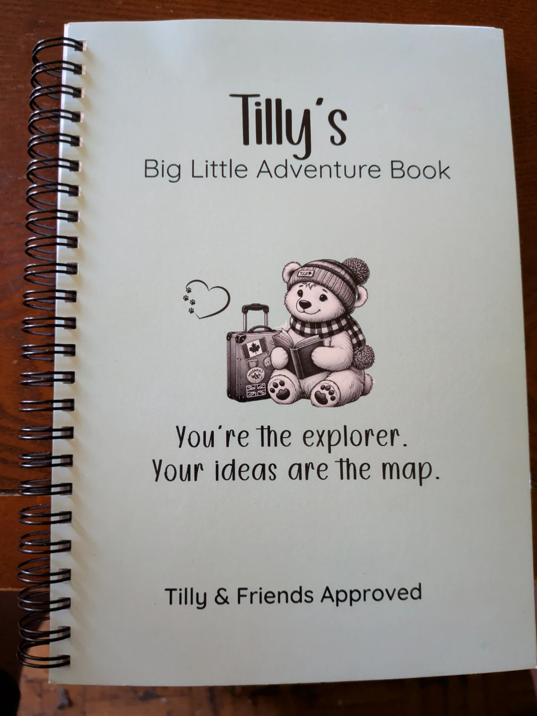 Tilly's Big Little Adventure Book Notebook