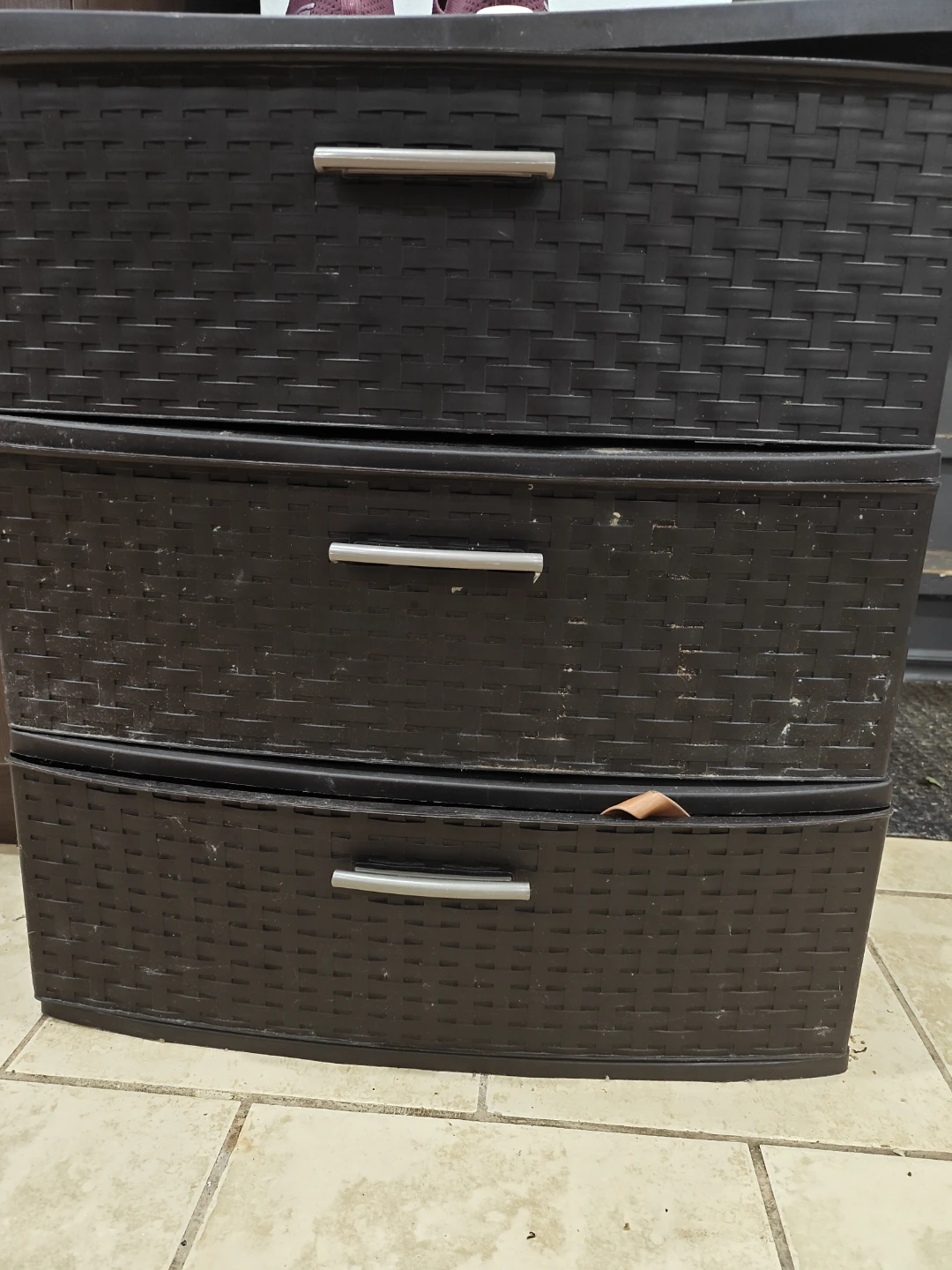 3-Drawer Plastic Storage Unit - photo 2