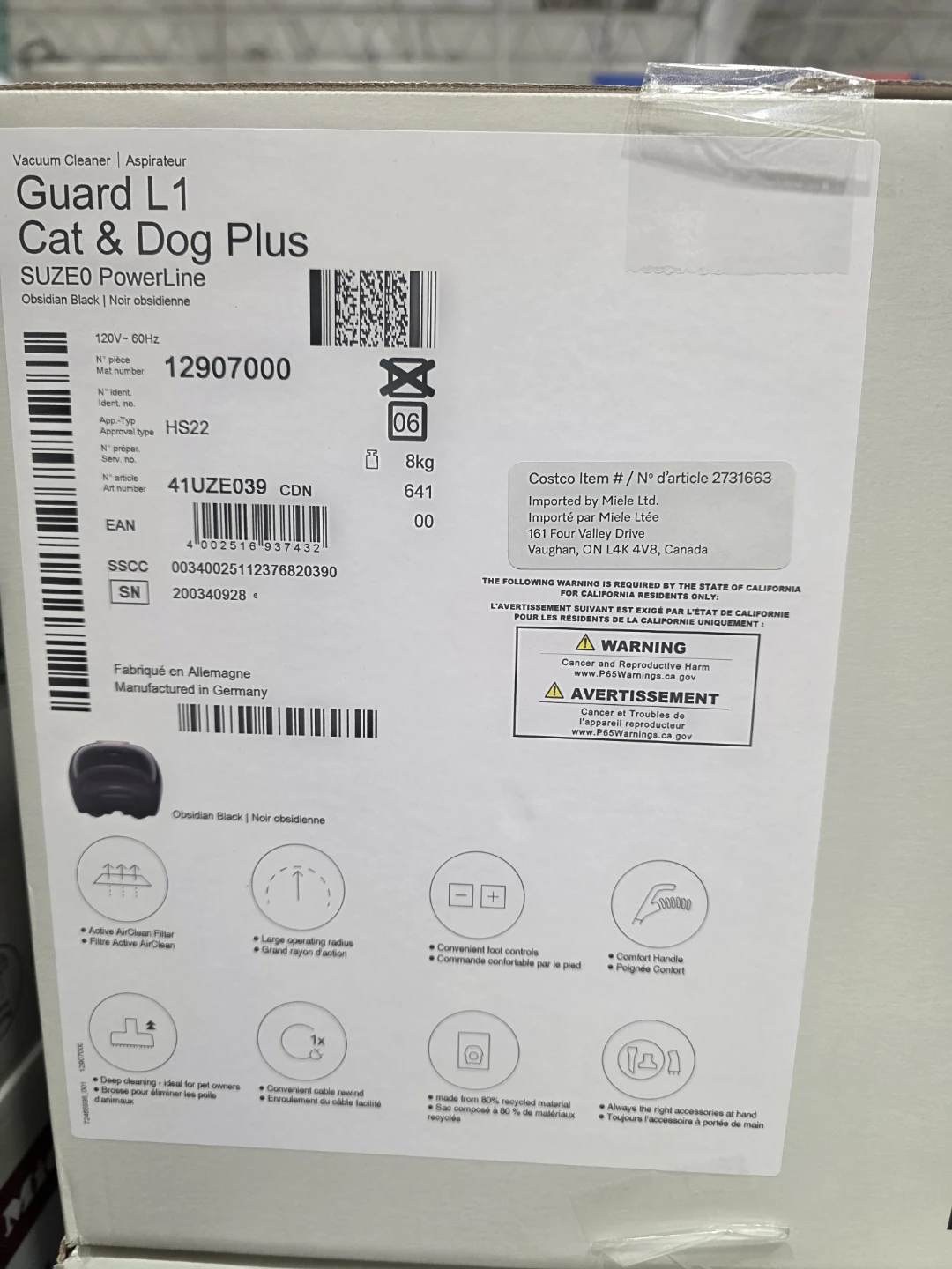 Miele Guard L1 Cat & Dog Plus Vacuum - photo 3