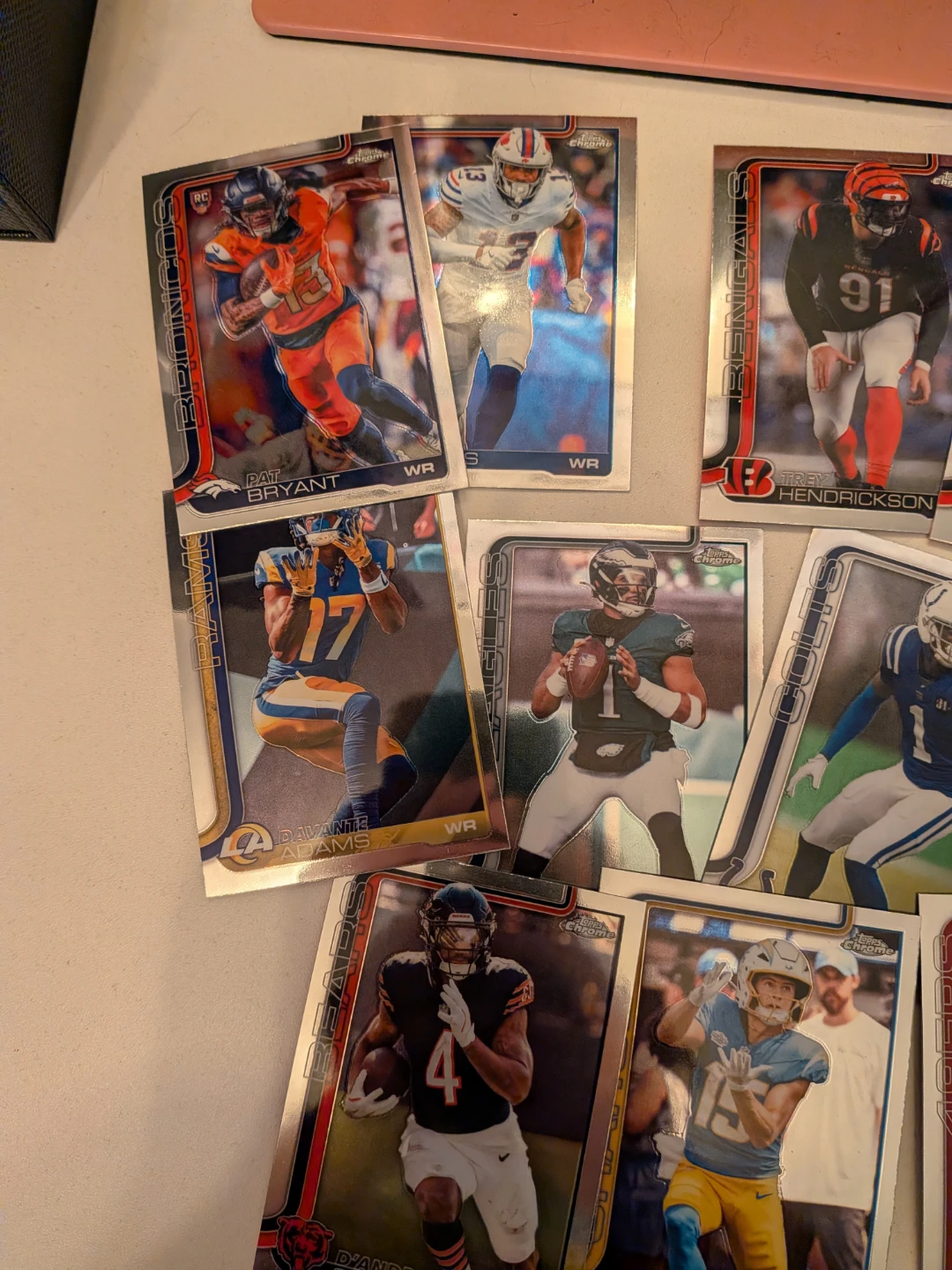 Topps Chrome NFL Trading Card Collection