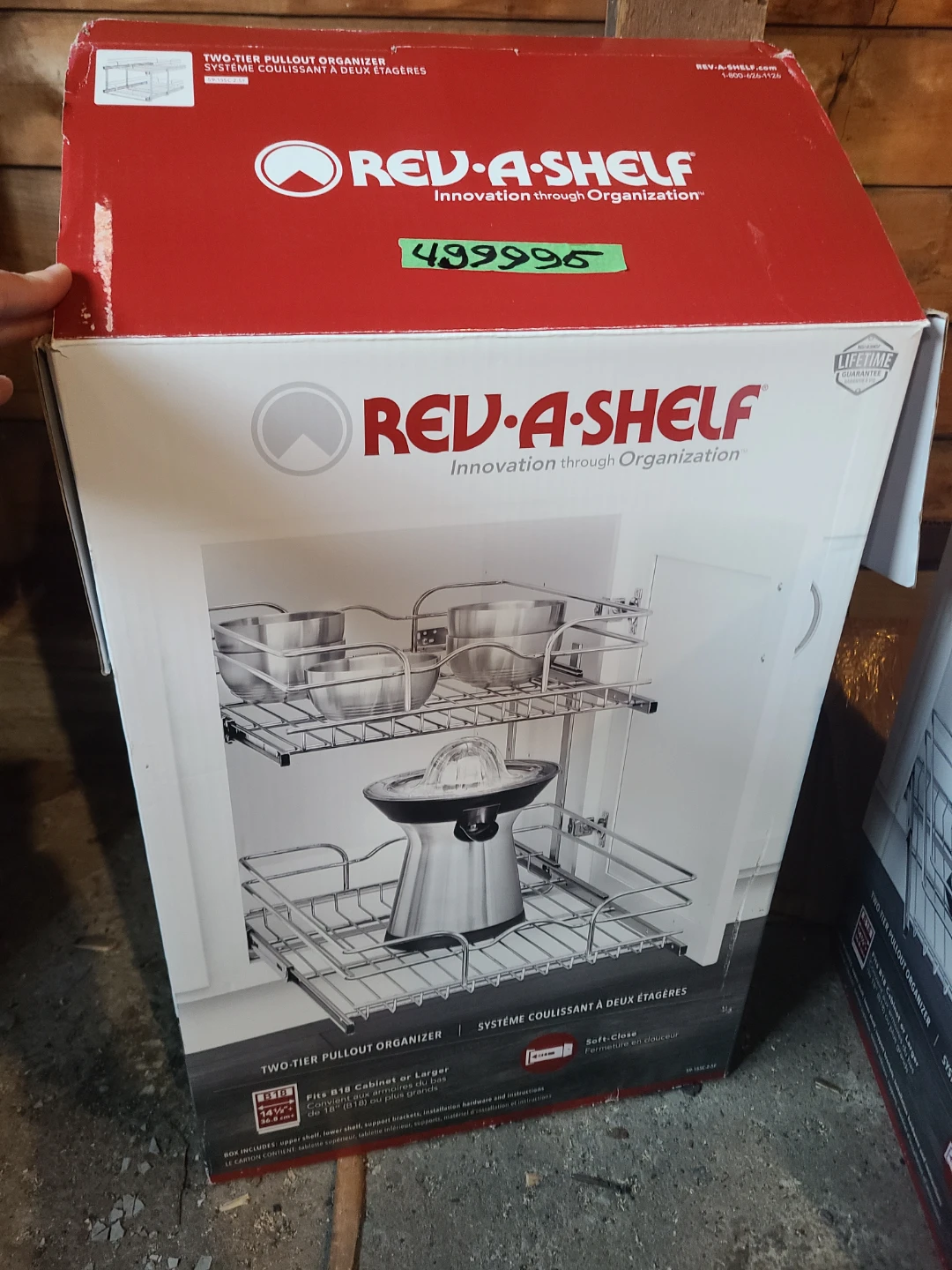 2 x Rev-A-Shelf Two-Tier Pullout Organizer