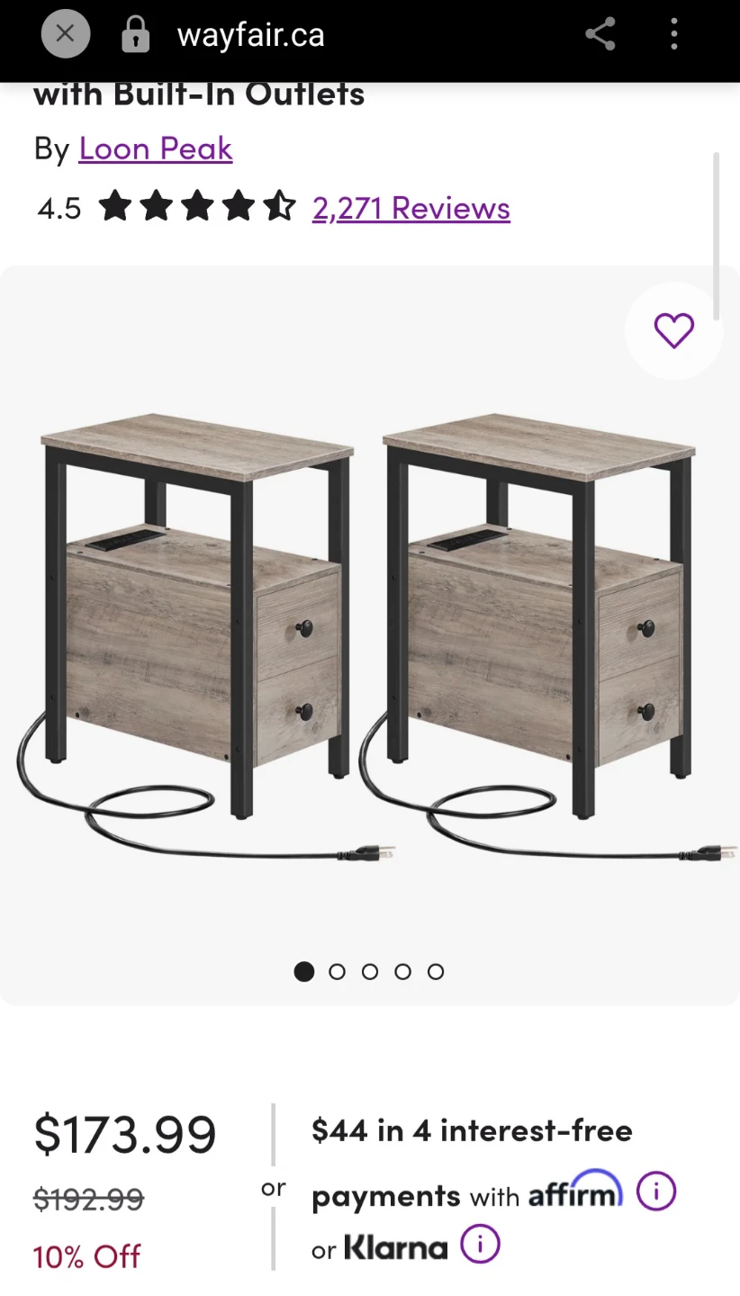 Chargable tables