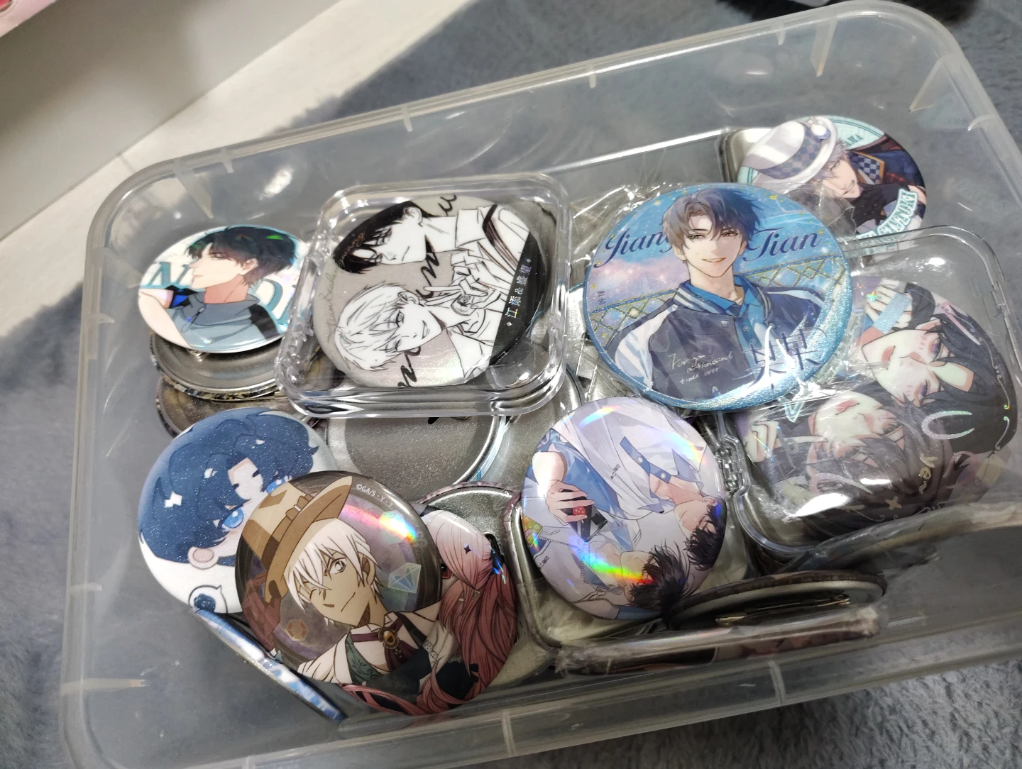Collection of Assorted Anime Character Pins