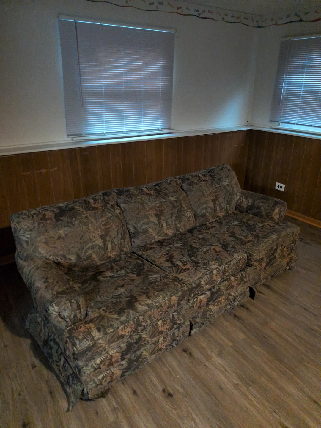 Floral pattern sofa