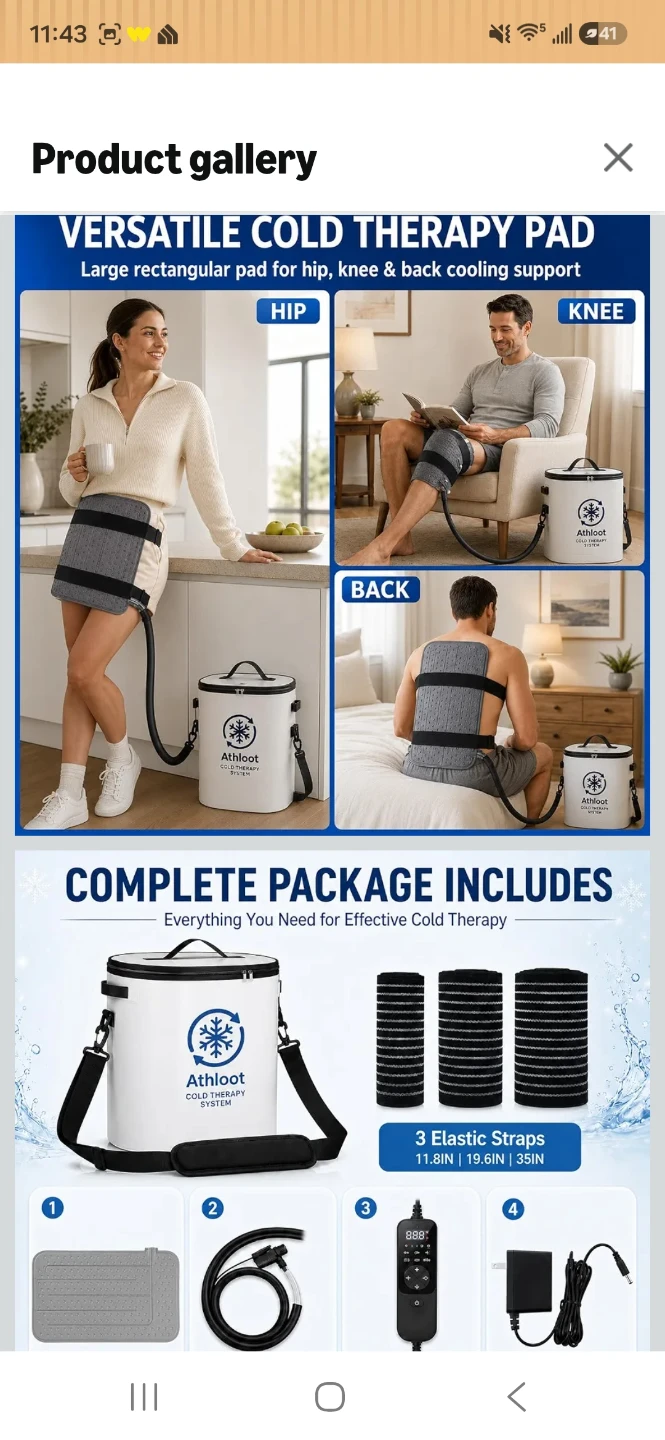Athloot Cold Therapy Machine and Flat Pad - photo 5