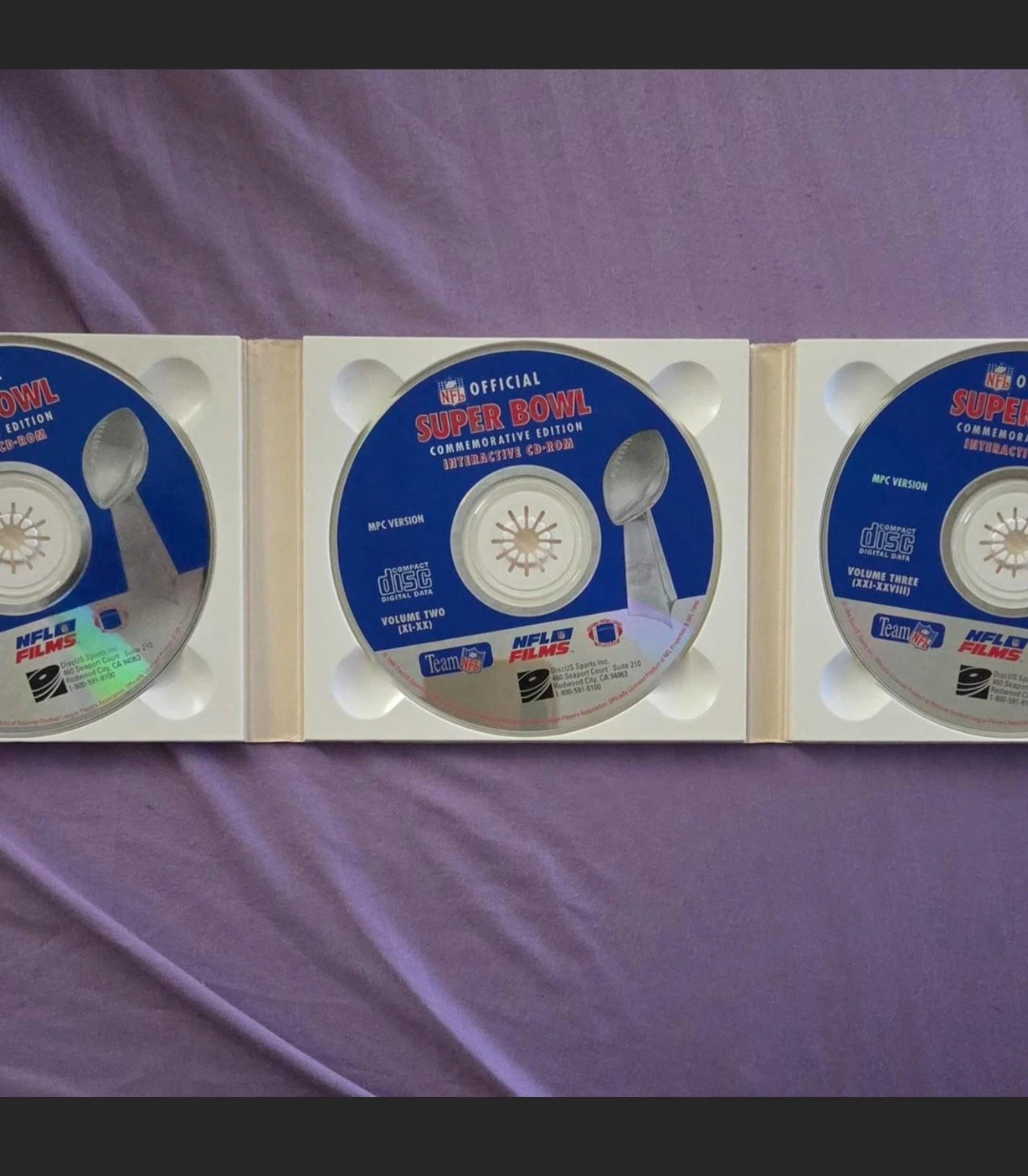 NFL Super Bowl Interactive CD-ROM (1994) -Super Bowl I-XXVIII - photo 2