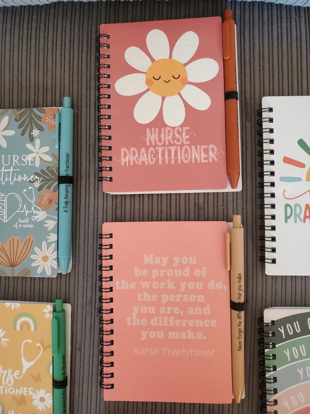 7 Nurse Practitioner Spiral Motivational Notebook and Pen Sets - photo 3