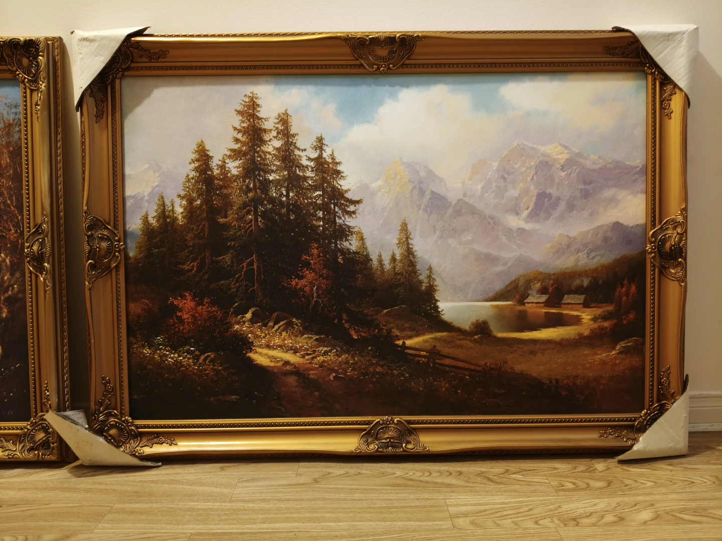 Two Vintage Landscape Oil Paintings - photo 2