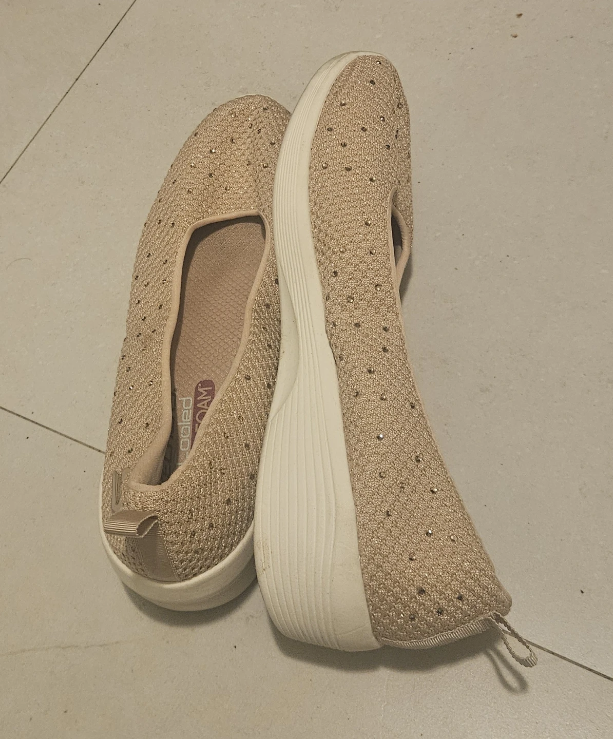 Skechers Air-Cooled Memory Foam Flats