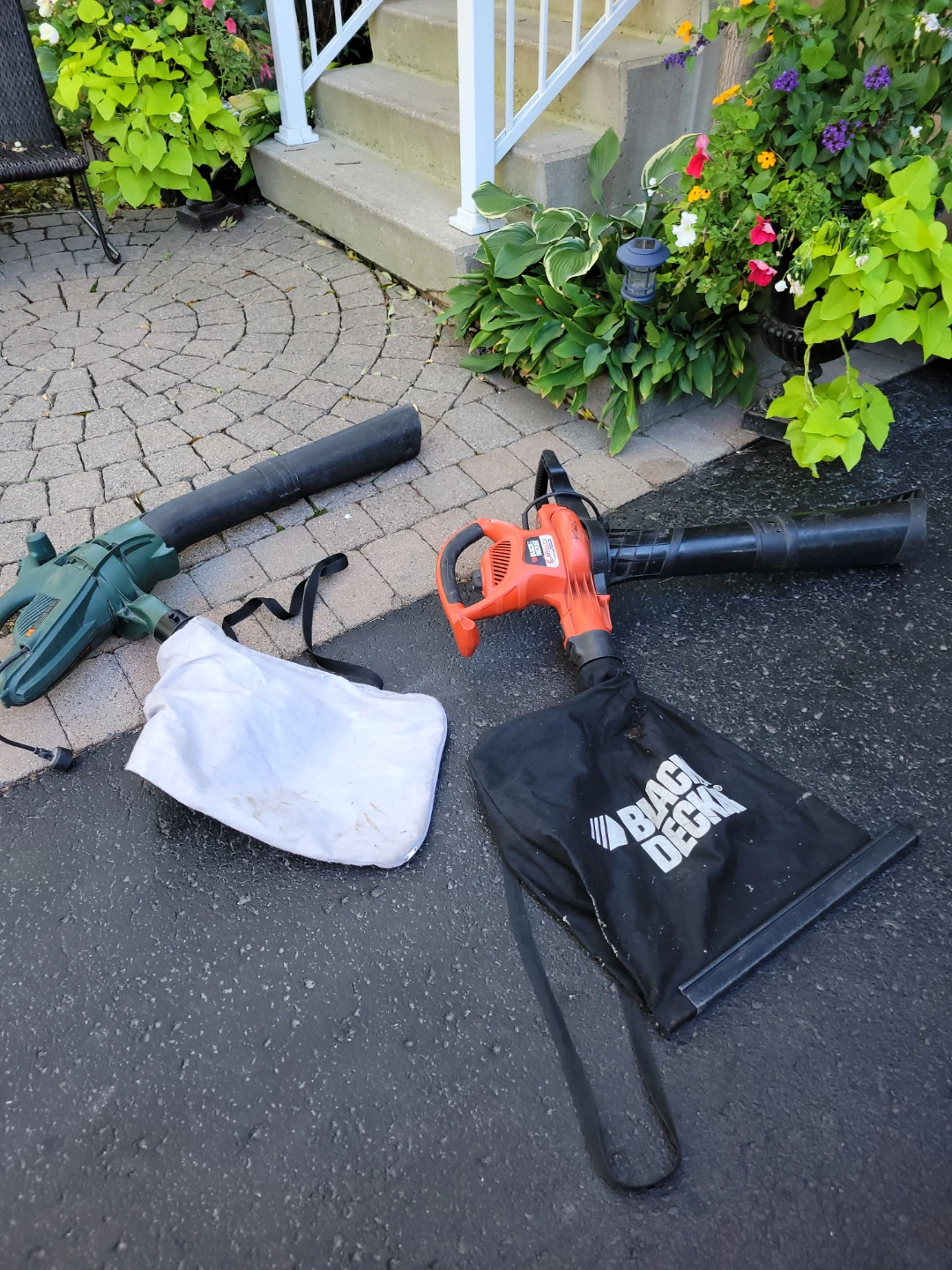Two Electric Leaf Blowers-$15 each