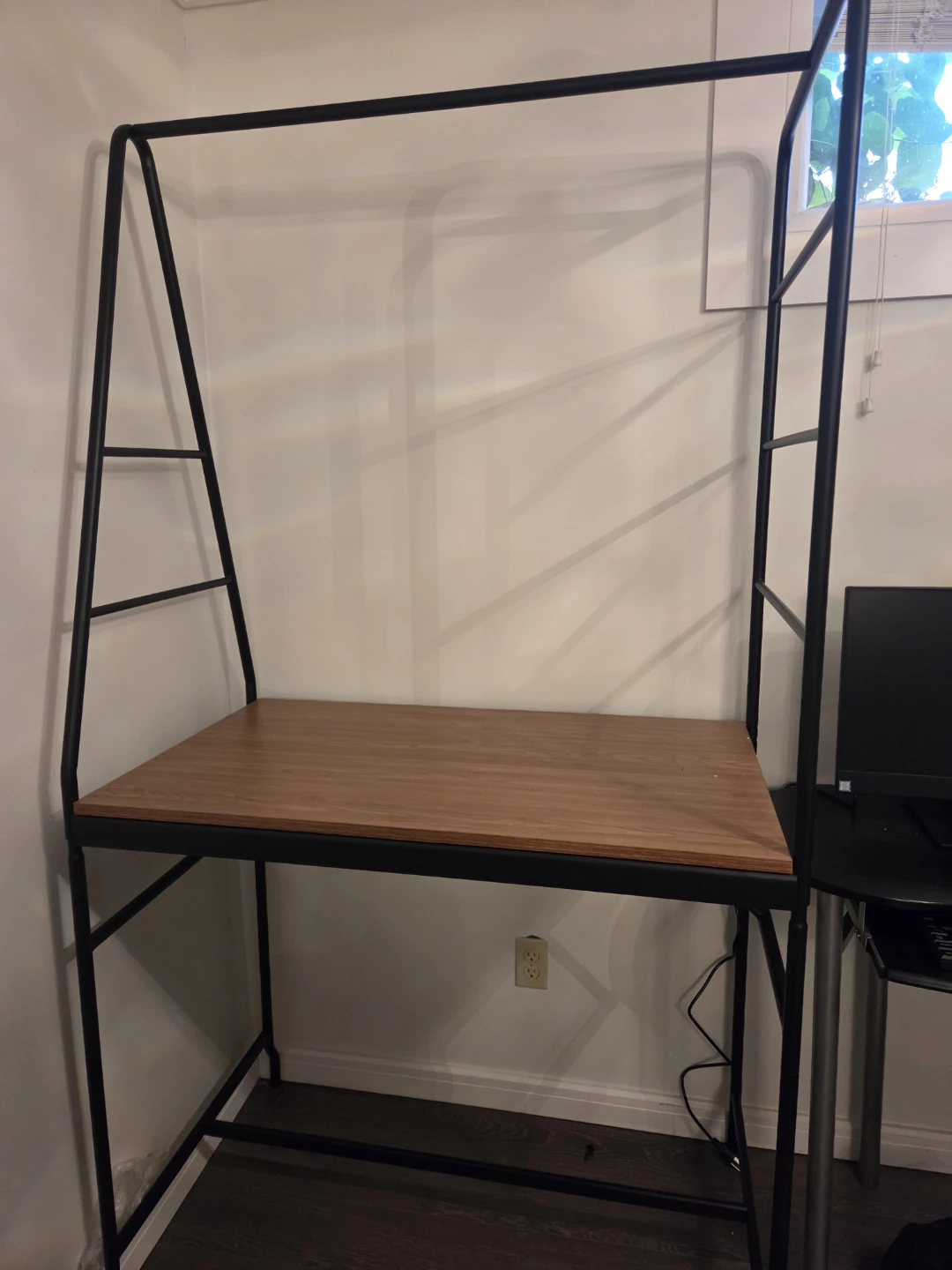 Industrial Style Metal and Wood Desk