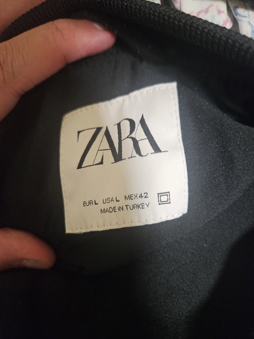 Zara cotton black bomber jacket - photo 2
