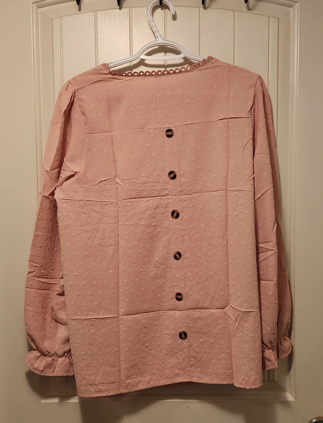 Falechay Pink Long Sleeve Blouse Size XL - photo 4