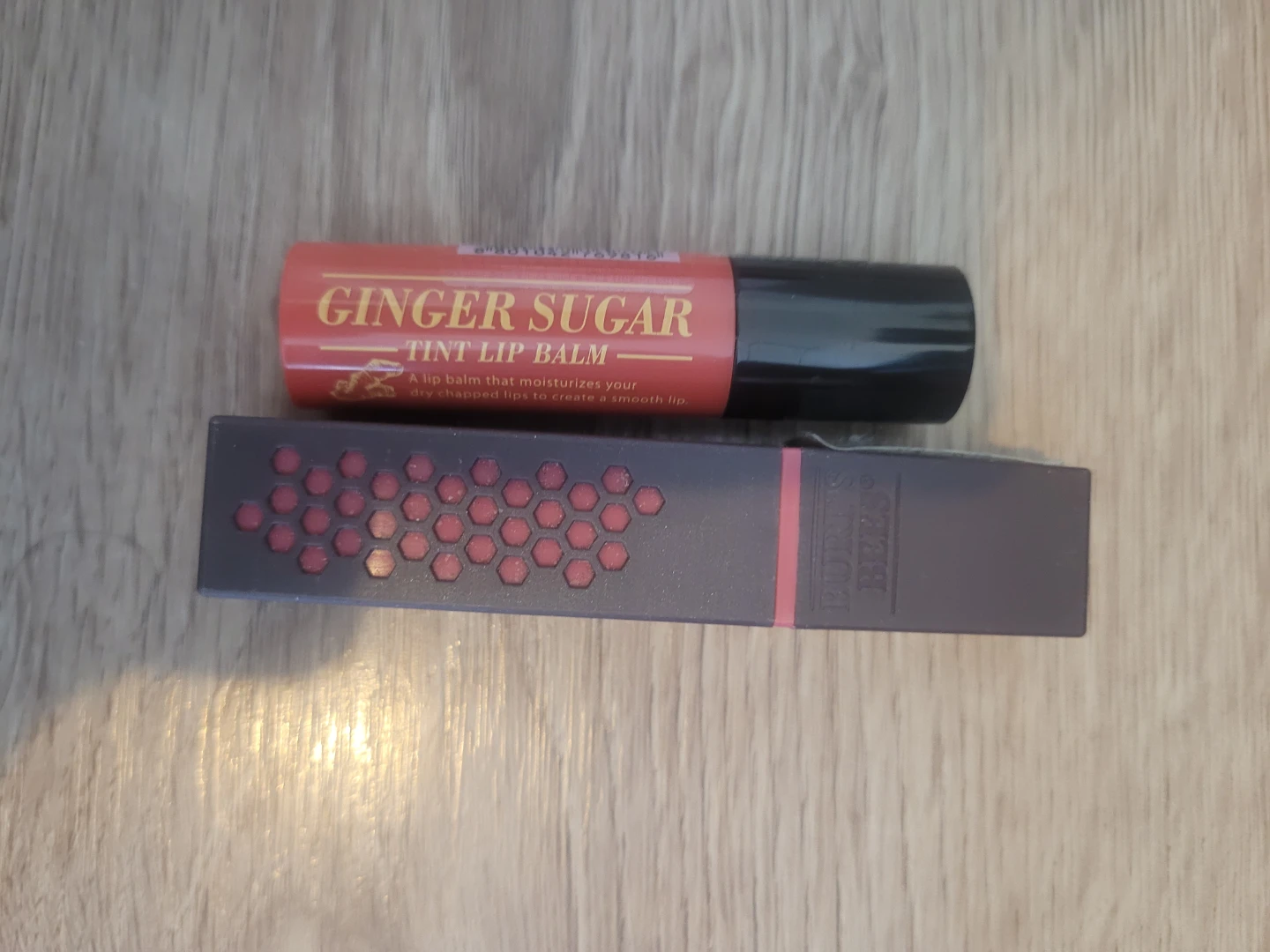 Burt's Bees Lipstick and Ginger Sugar Tint Lip Balm