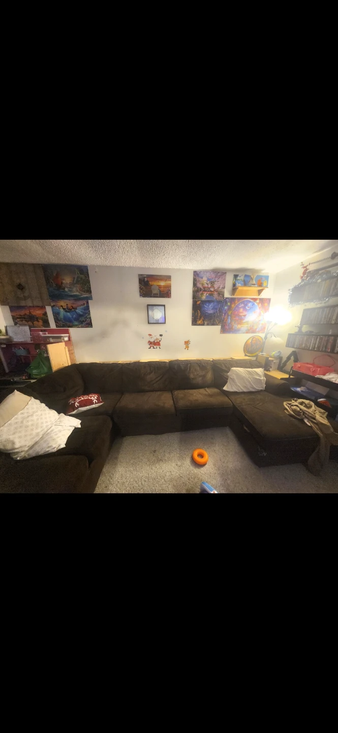Dark Brown Sectional Sofa