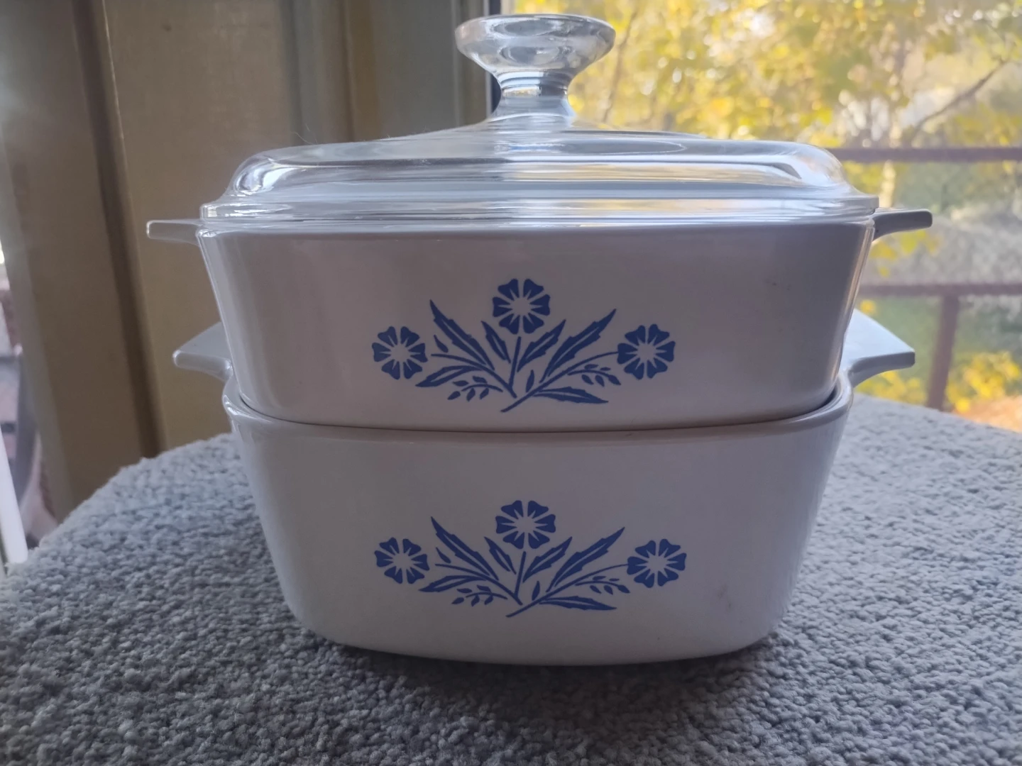 CorningWare Cornflower Blue Casserole Dishes