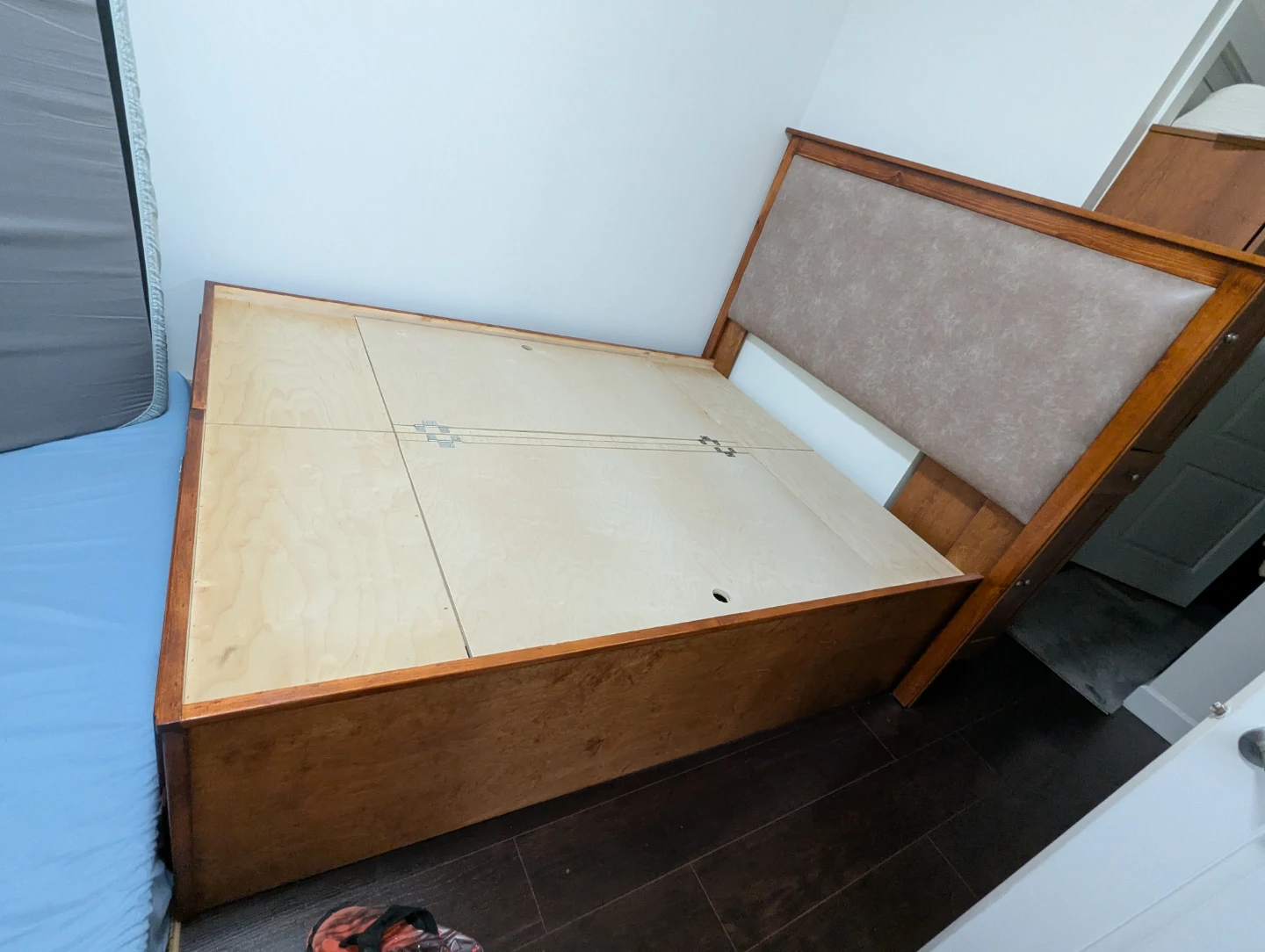 Wooden Storage Bed Frame - photo 3