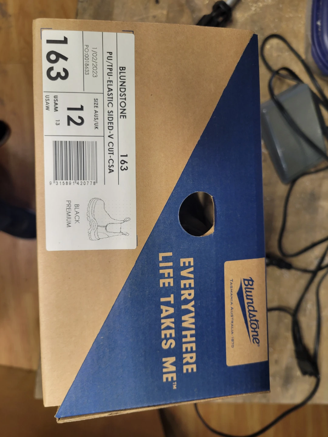 Blundstone 163 Black Safety Boots Size 12 - photo 3