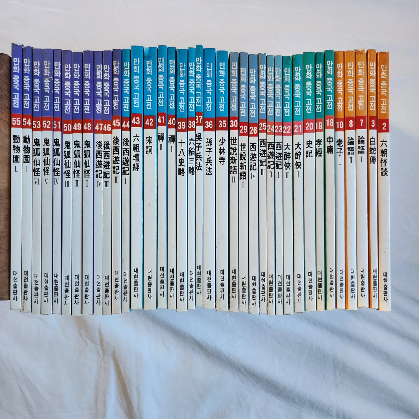 Korean Comic Books - Chinese Classics in Classics 37 volumes