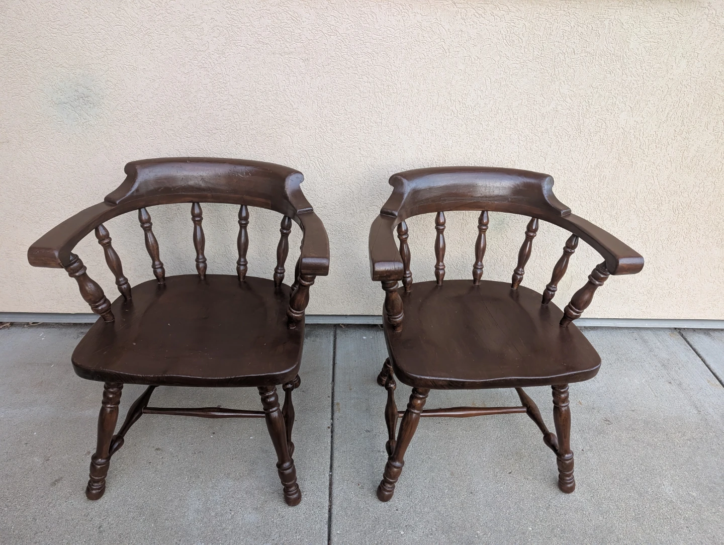Solid Wood Dining Chairs Set of 2