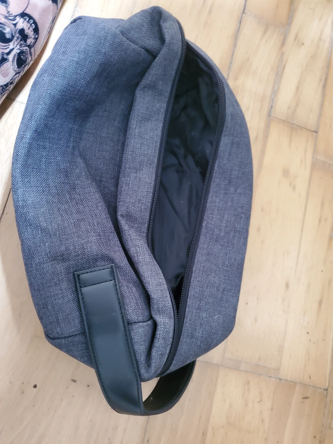 Grey Travel Toiletry Bag