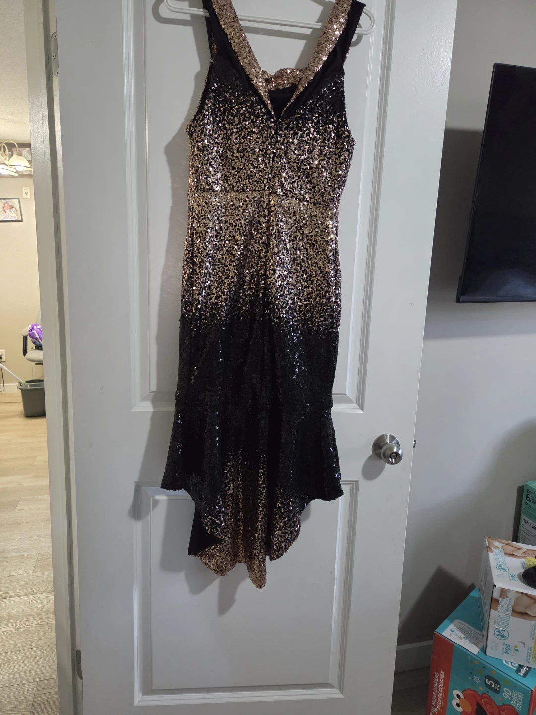Goldengirl Fashion Sequined Ombre Dress - photo 3