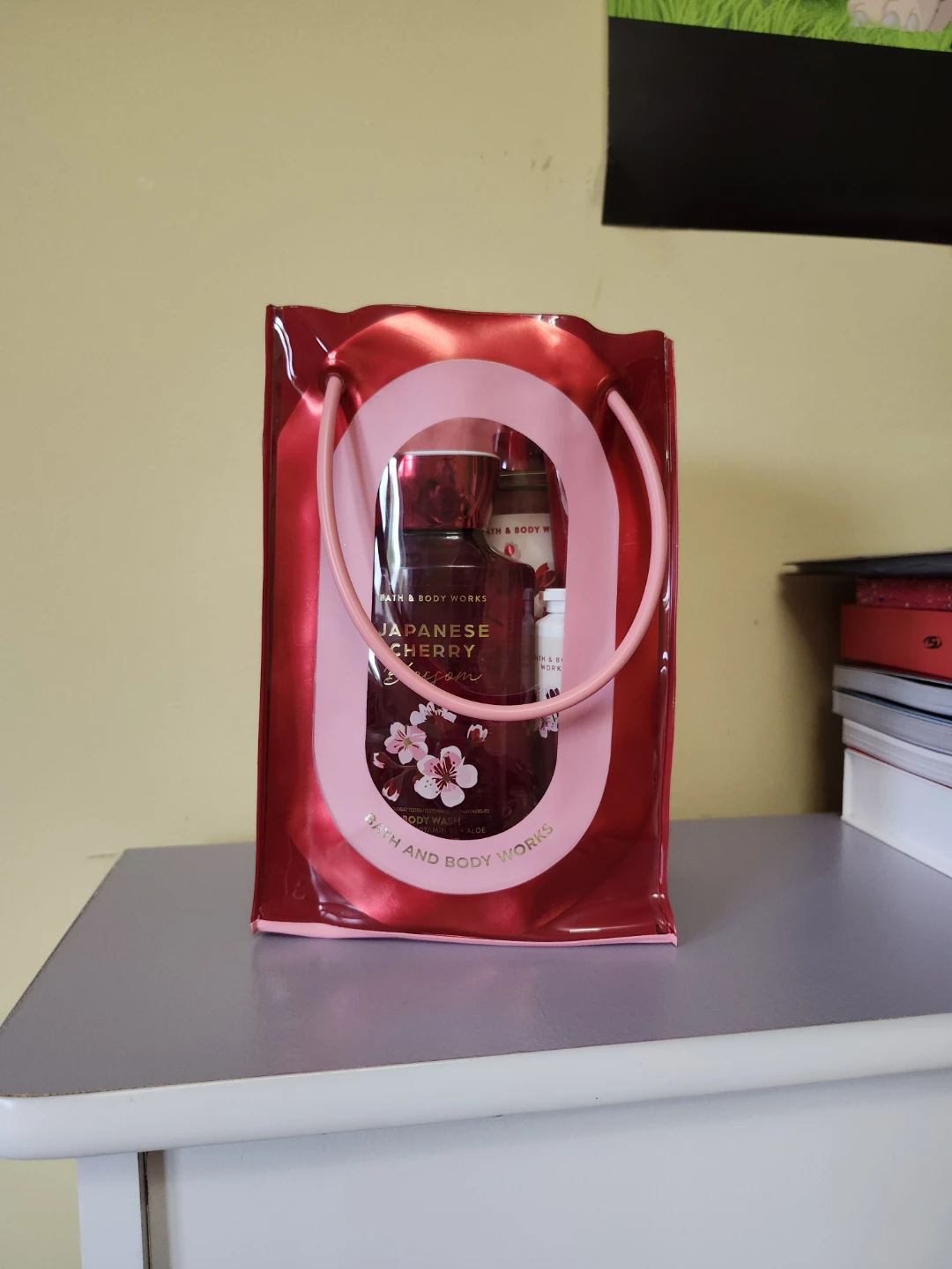 Japanese Cherry 🍒 Blossom 🌸 BBW Gift Bag Set - photo 2