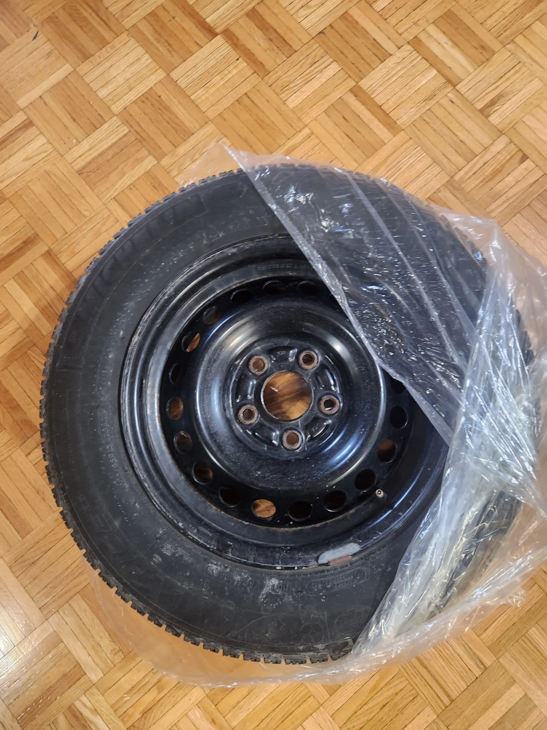 Civic winter tires with rim 205 65 R15 michellinx ice snow tires - photo 5