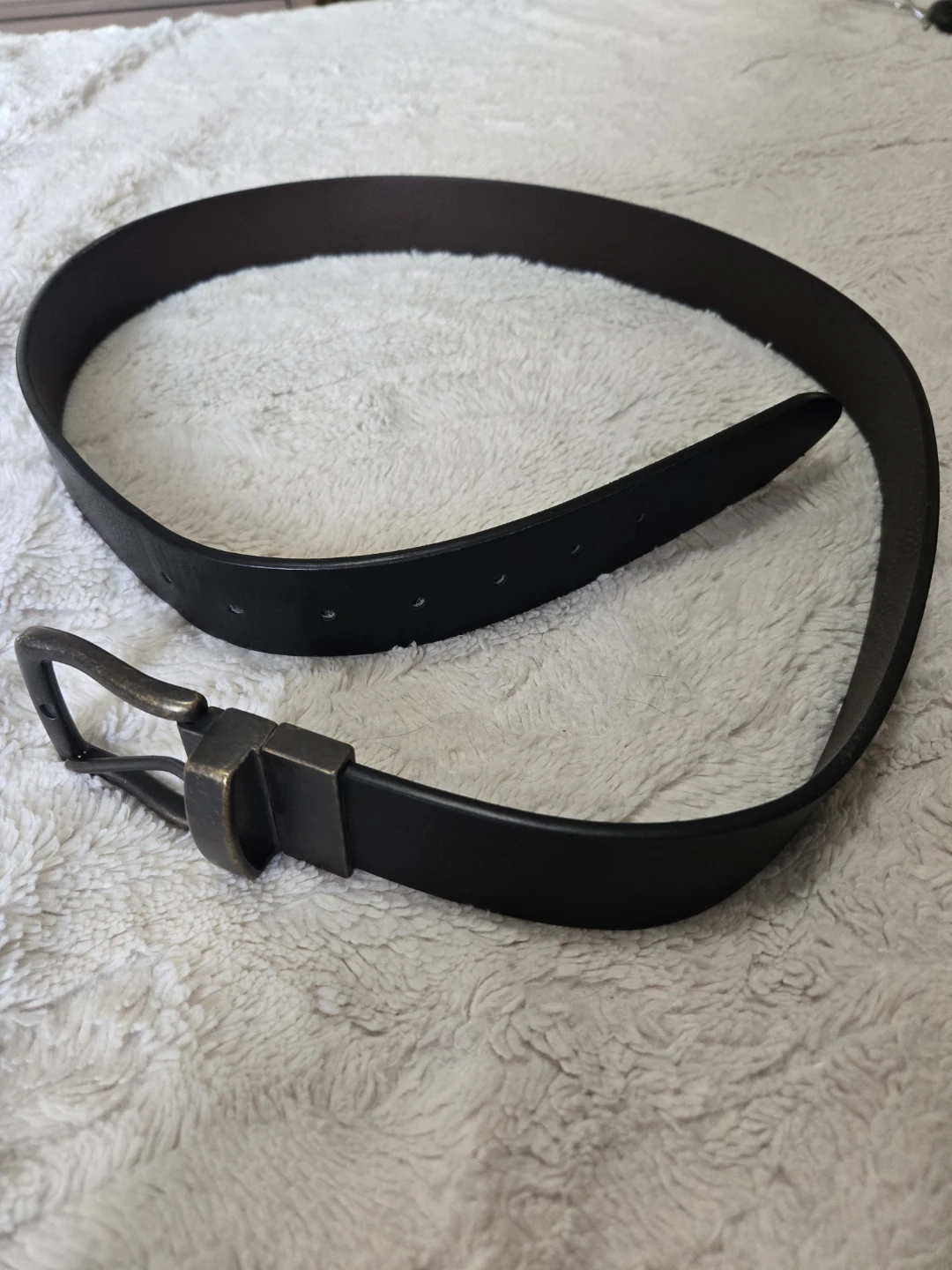 Reversible Leather Belt Size 42 - photo 2