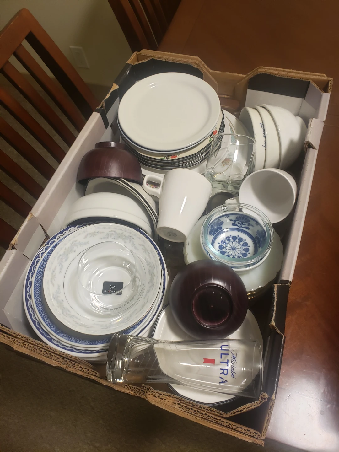 Dishes for sale.