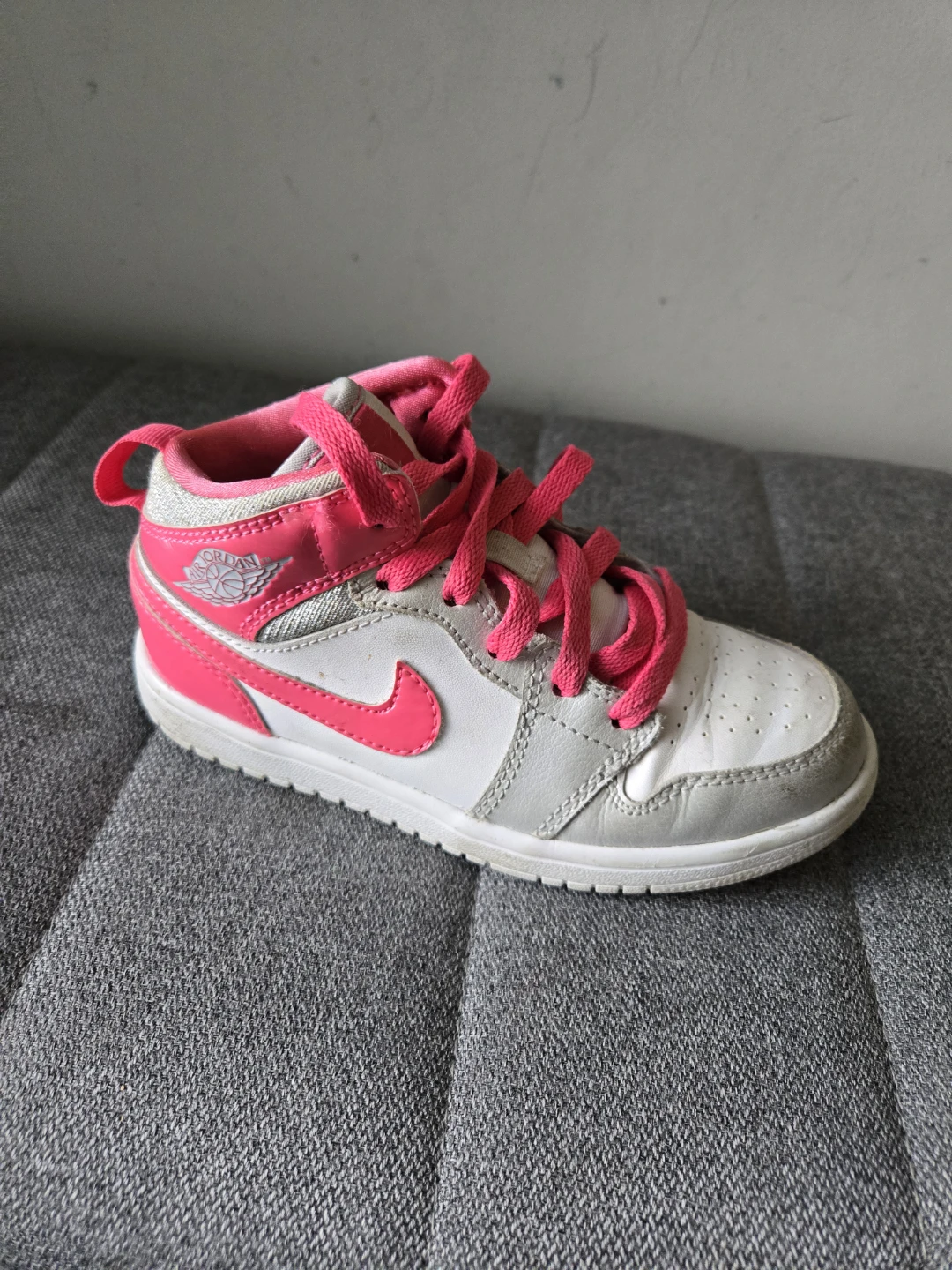 Nike Air Jordan Youth Shoes Pink and White