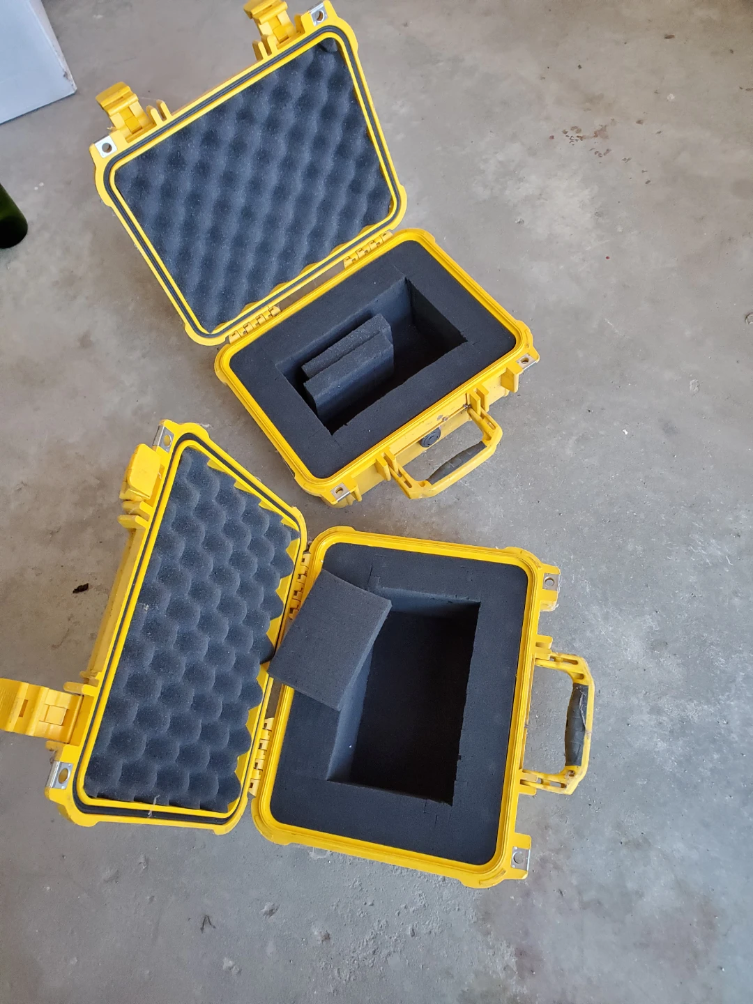 2 Yellow Pelican 1400 Protective Cases $50 ea