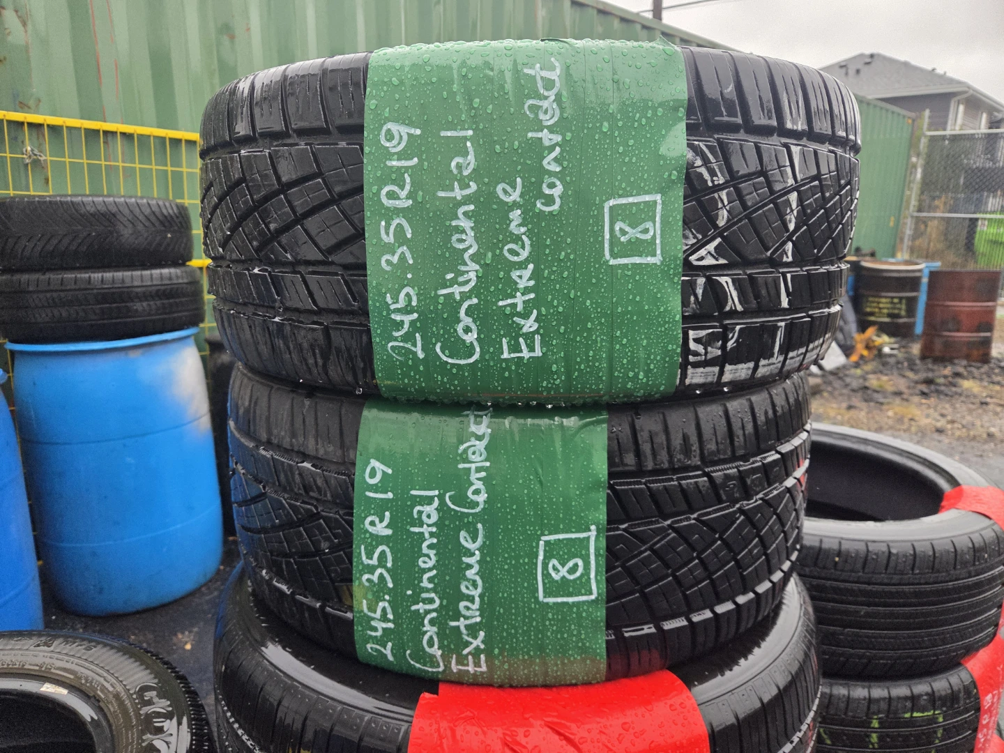 Two Continental ExtremeContact Tires 245/35R19