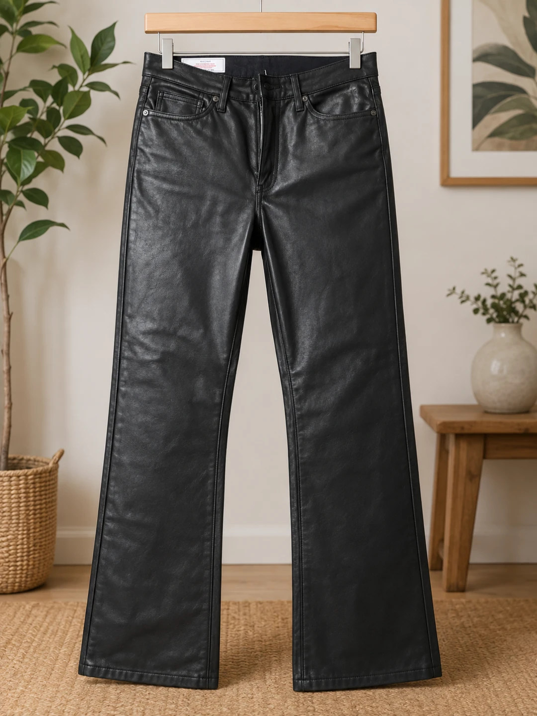 Gap 70s Flare High Rise Faux Leather Pants