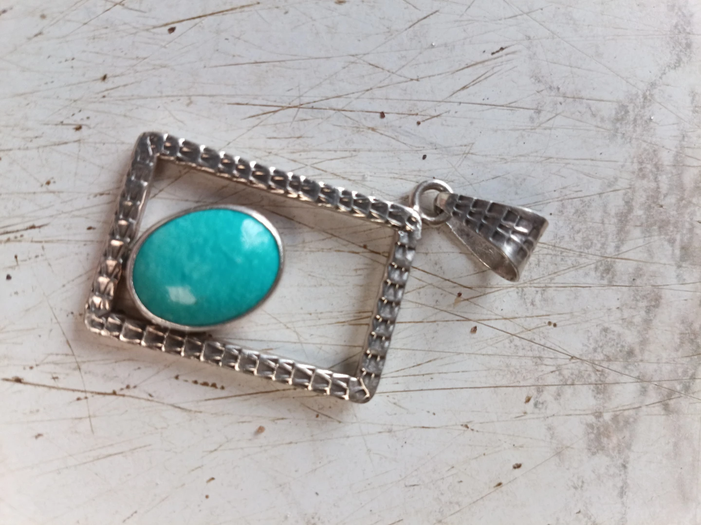 Turquoise Sterling Silver Pendant