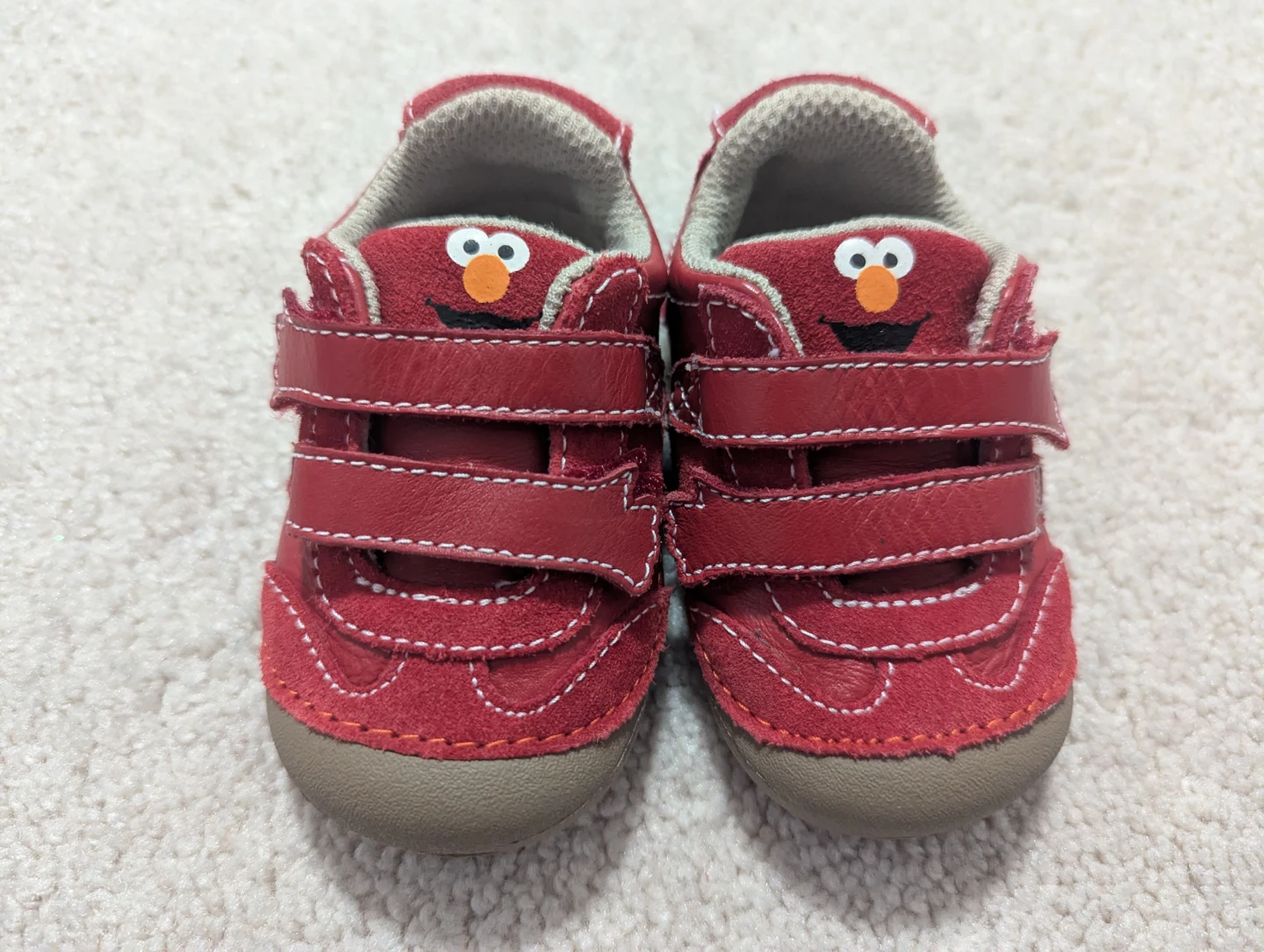 Size US 3.5m Stride Rite x Sesame Street Elmo Red Shoes