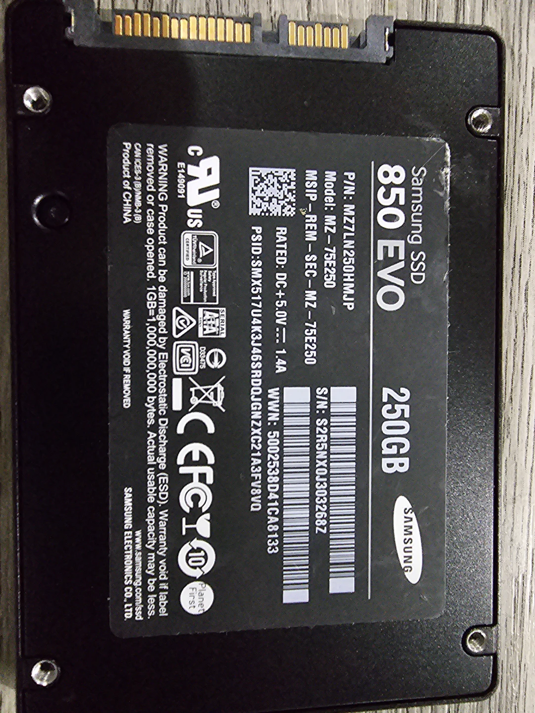 Samsung 850 EVO 250GB SSD - photo 2