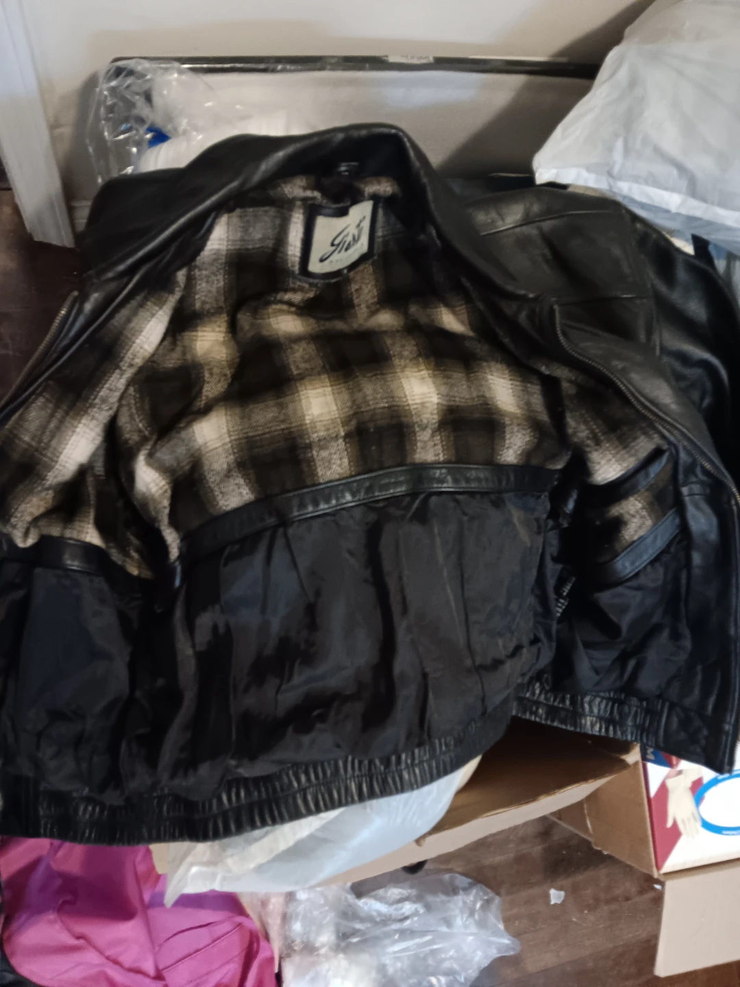 Gianti Collection Leather Jacket Black Size M - photo 3