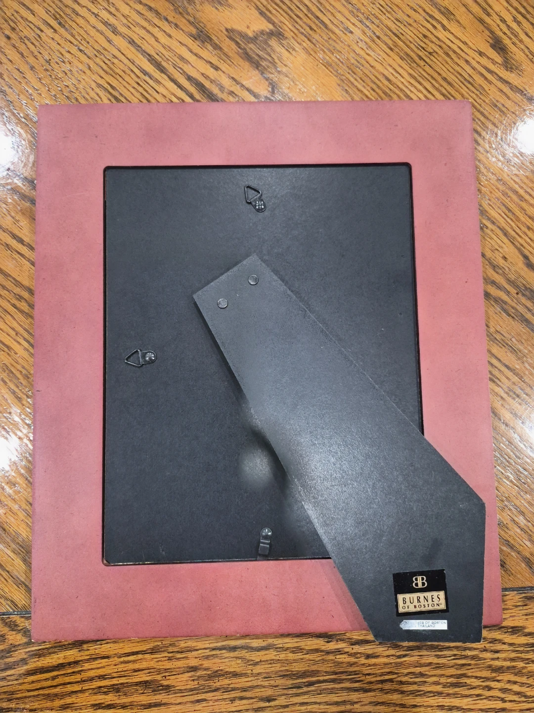 8x10 Burgundy Wood Grain Picture Frame - photo 2