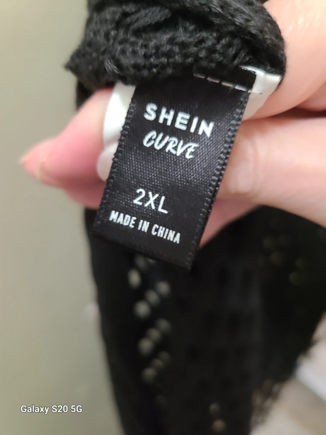 SHEIN Curve Black Crochet Skirt 2XL - photo 3