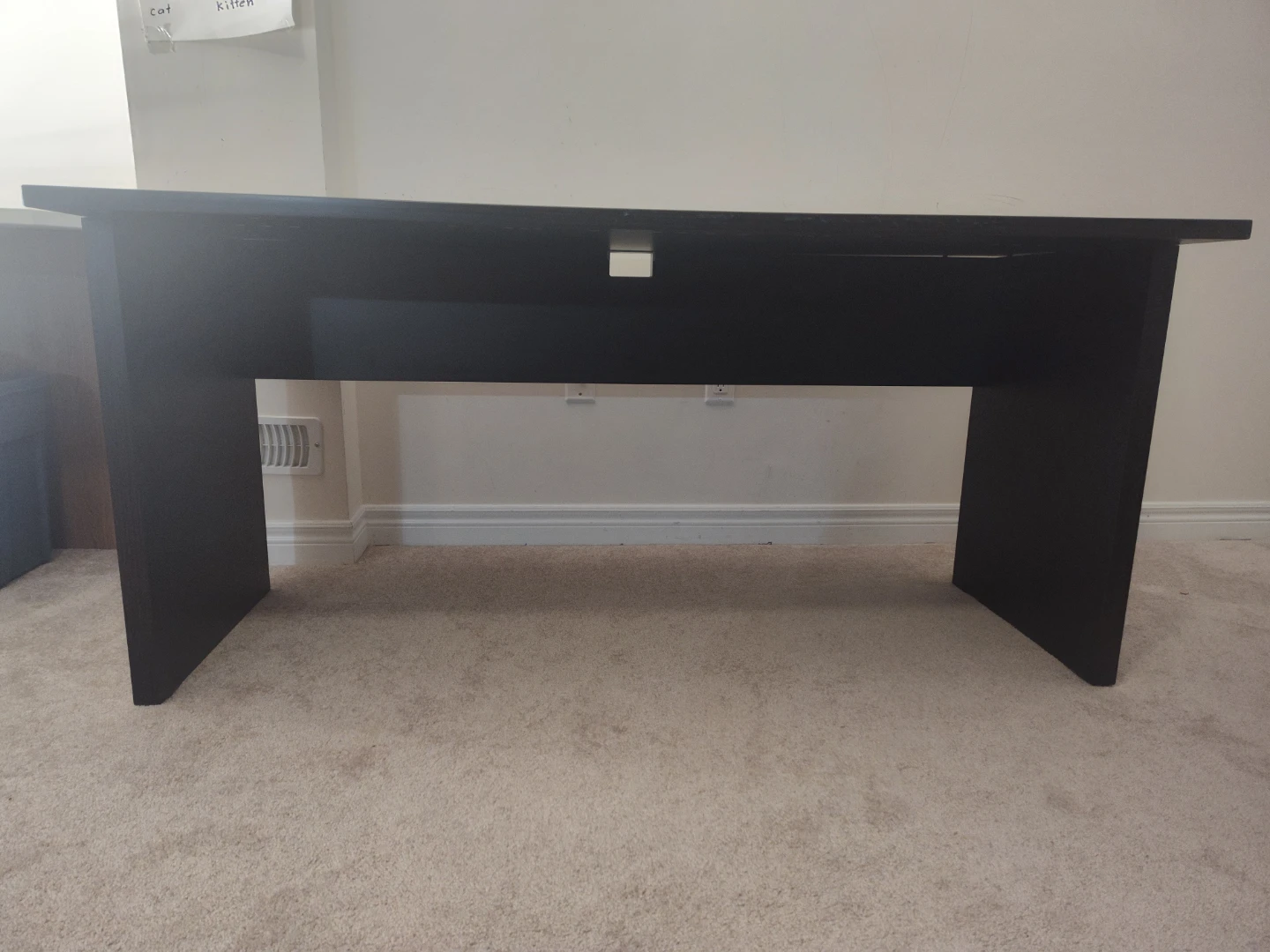 Solid Wood Executive Desk - 60" x 30" - Dark Espresso Finish - photo 5
