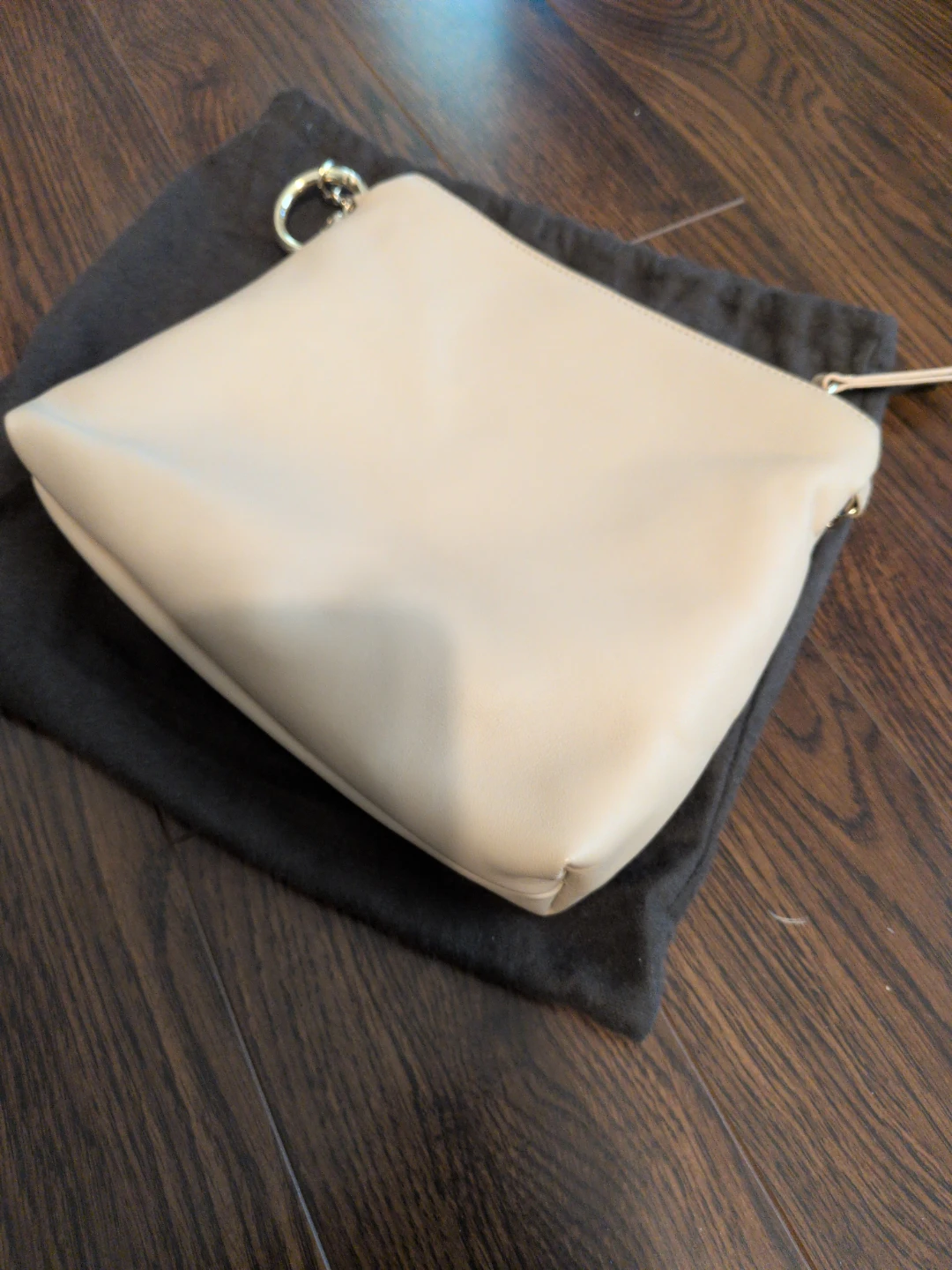 Ron White Beige Leather Clutch - photo 2