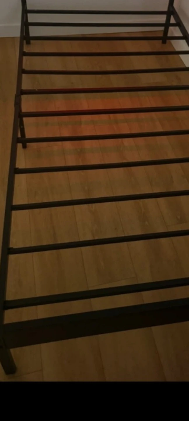 Twin Black Metal Bed Frame