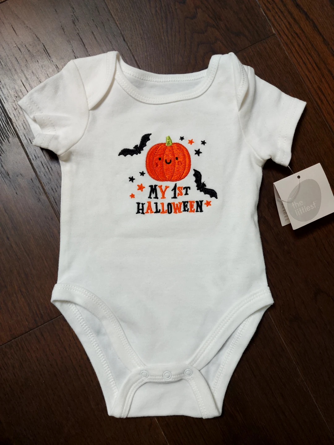 The Littlest My 1st Halloween Onesie 0-3 Months