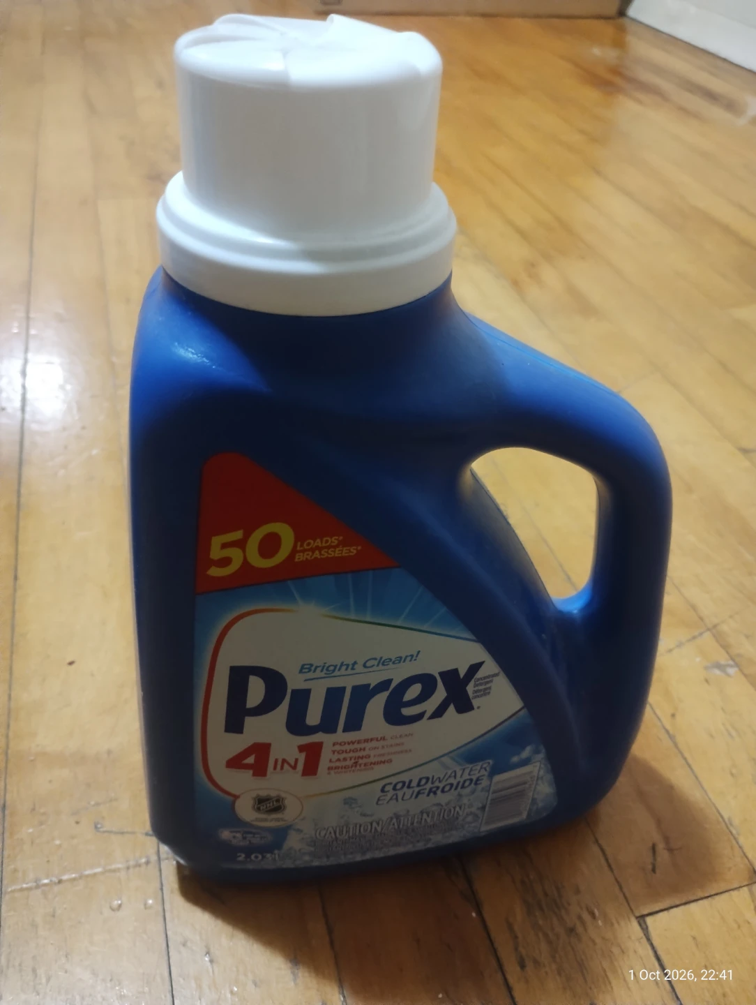 Purex 4-in-1 Liquid Laundry Detergent – 2.03L (50 Loads)