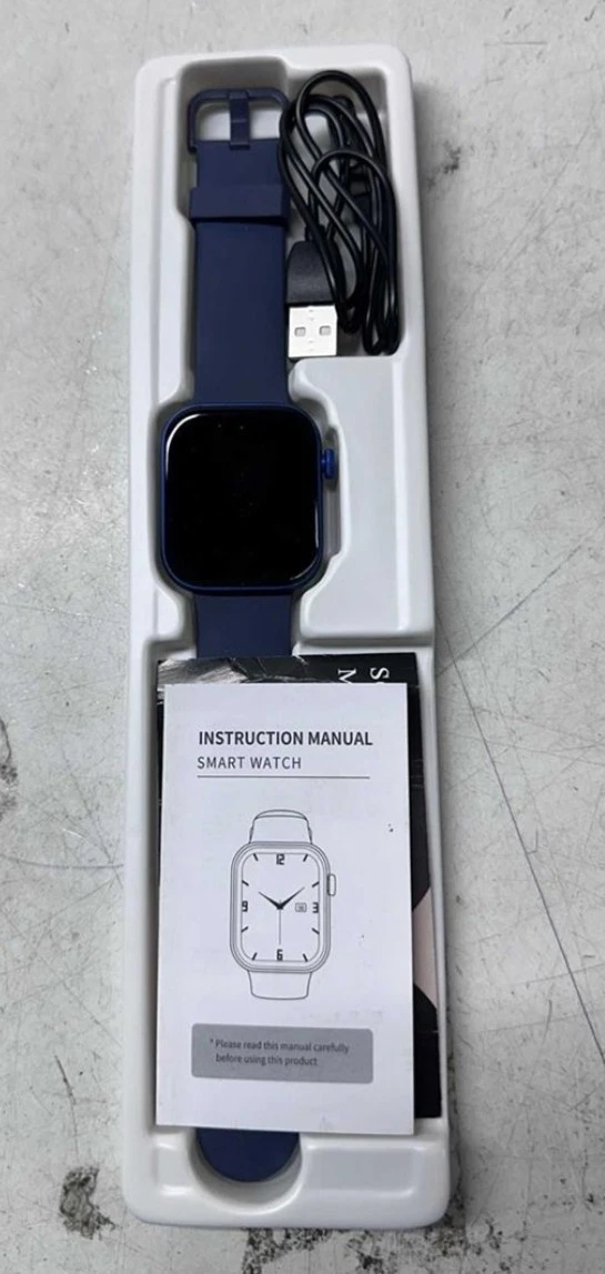 Blue Fitness Tracker Smart Watch