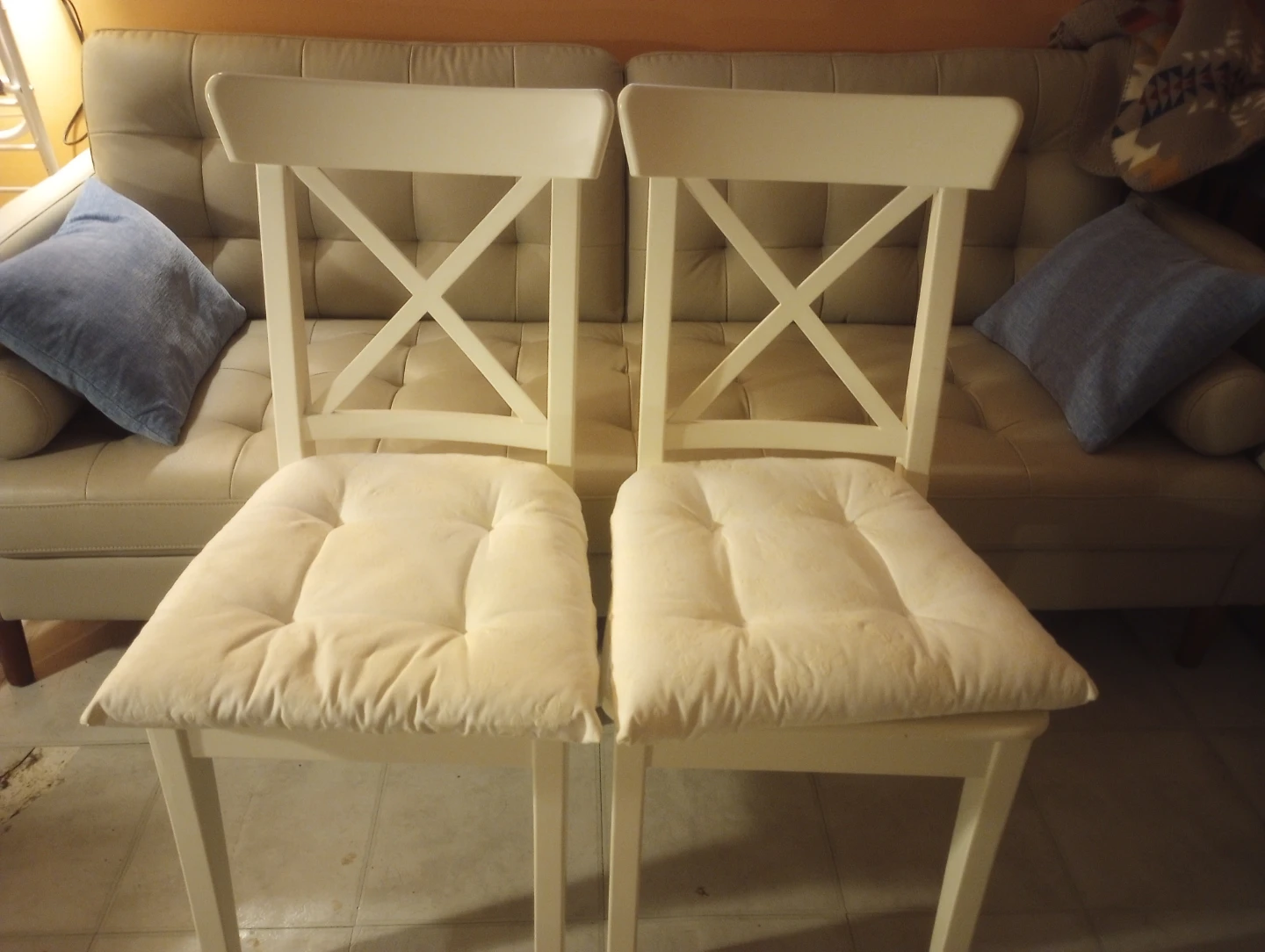 Pair of Ikea Ingolf Dining Chairs