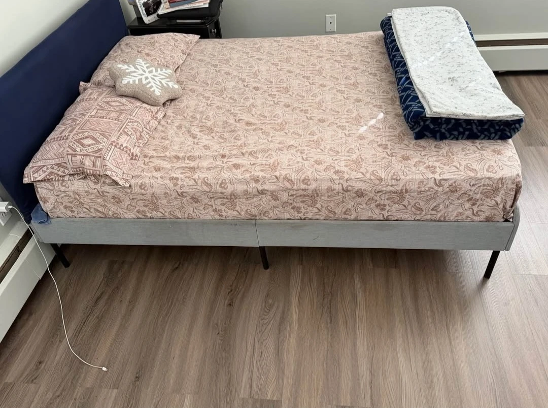 Bed Frame + Mattress + Night Table