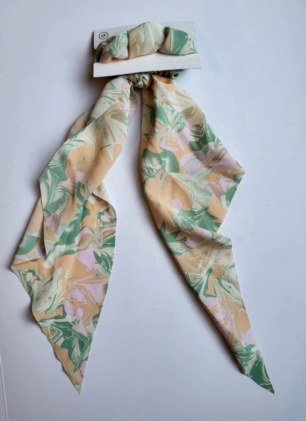Earthbound Trading Company Tie Dye/Floral Hair Scrunchie